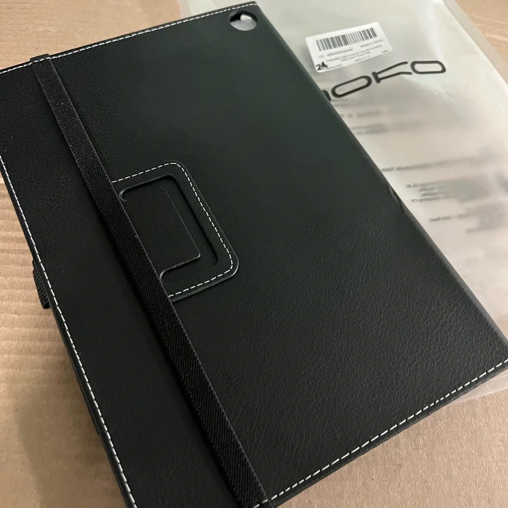Moko Black Tablet Cover for Fire HD 10 2023 generation- “Don't Touch Me” Design